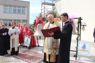 La benedizione delle campane di Villanova