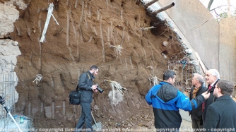 Benedizione al cantiere dell\'ascensore