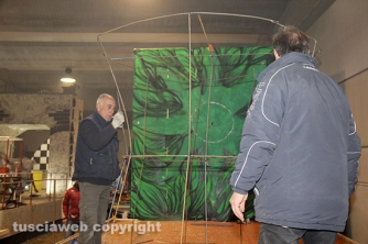 Carnevale di Ronciglione - Il backstage dei carri allegorici