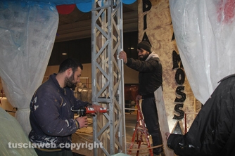 Carnevale di Ronciglione - Il backstage dei carri allegorici