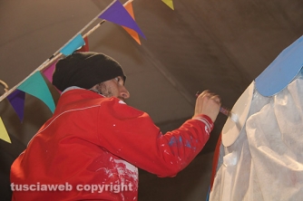 Carnevale di Ronciglione - Il backstage dei carri allegorici