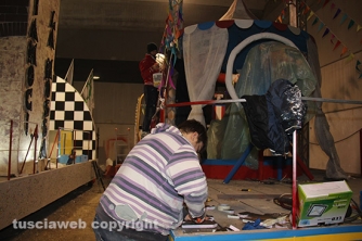 Carnevale di Ronciglione - Il backstage dei carri allegorici