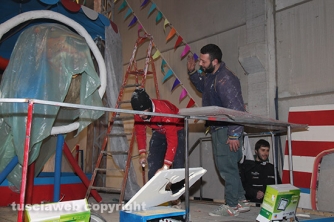 Carnevale di Ronciglione - Il backstage dei carri allegorici