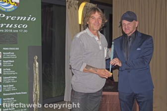 Beppe Iachini al premio Etrusco