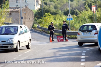 Bilico bloccato in via Genova