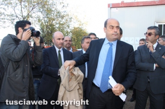 Arsenico - Blitz di Zingaretti al dearsenificatore di Monte Jugo
