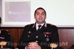 Il capitano della compagnia carabinieri di Viterbo Raffaele Gesmundo