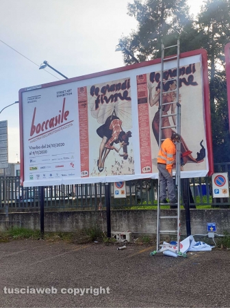 Boccasile - L'allestimento