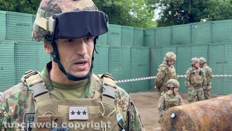 Viterbo - Gli artificieri sul posto - Luigi Prencipe