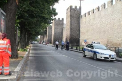 Bomba a viale Capocci