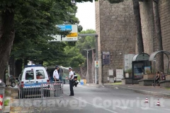 Bomba a viale Capocci