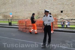 Bomba a viale Capocci