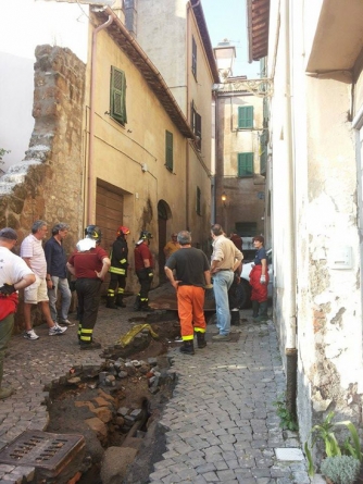 Maltempo - Bomba d\'acqua a Tuscania
