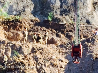 Bomba inesplosa, artificieri al lavoro