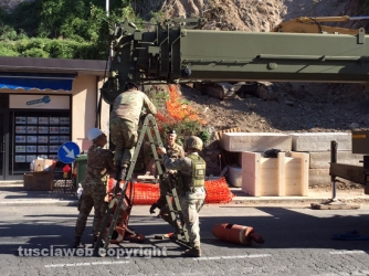 Bomba inesplosa, artificieri al lavoro