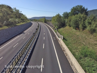 Orte - L\'A1 chiusa per le operazioni