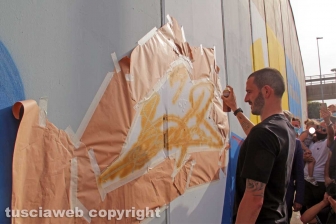 Sport - Calcio - Bonucci firma il "suo" murale