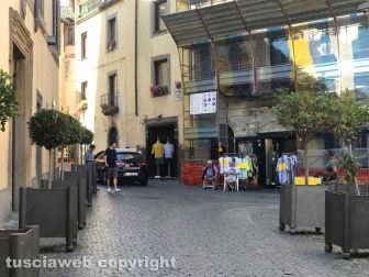Viterbo - Ferragosto - Turisti in città