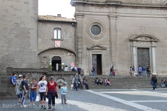 Turisti a Viterbo il 25 aprile