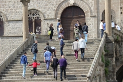 Turisti a Viterbo il 25 aprile