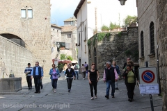 Turisti a Viterbo il 25 aprile