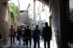 Turisti a Viterbo il 25 aprile