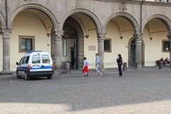 Turisti a Viterbo il 25 aprile
