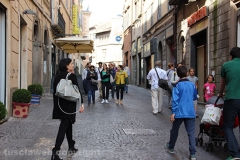 Turisti a Viterbo il 25 aprile