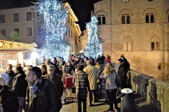 Boom di visite nel weekend al Caffeina Christmas village