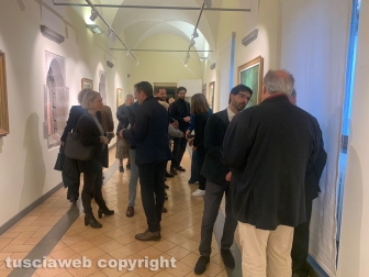 Viterbo - Inaugurazione mostra e borsa per Alessio Paternesi all'università della Tuscia
