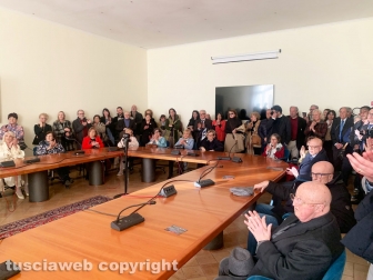 Viterbo - Inaugurazione mostra e borsa per Alessio Paternesi all'università della Tuscia