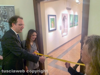 Viterbo - Inaugurazione mostra e borsa per Alessio Paternesi all'università della Tuscia
