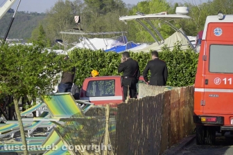 Cadavere emerge dal lago di Vico