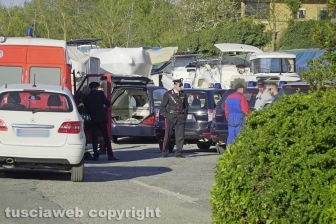 Cadavere emerge dal lago di Vico