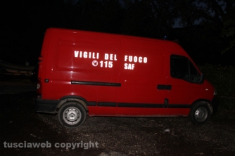 Ronciglione - Cadavere pescato nel lago di Vico - Il recupero del corpo