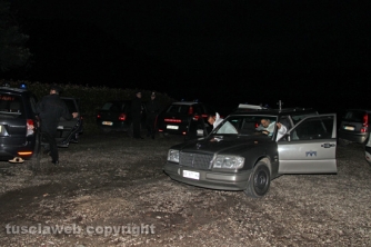 Ronciglione - Cadavere pescato nel lago di Vico - Il recupero del corpo