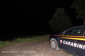 Ronciglione - Cadavere pescato nel lago di Vico - I carabinieri sul posto