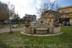 Il parco pubblico di Calcata