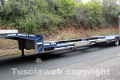 Lo scontro camion-autobus