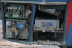 Lo scontro camion-autobus