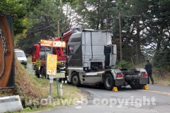Lo scontro camion-autobus