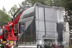 Lo scontro camion-autobus