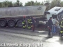 Camion fuori strada sulla Tuscanese
