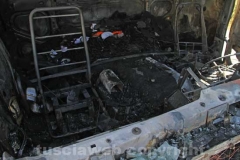 Camion in fiamme sulla Superstrada