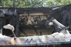 Camion in fiamme sulla Superstrada