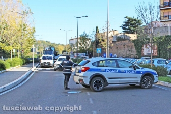 Camion in panne a via Genova