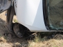 Camion si ribalta sulla Cassia nord