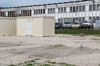 Campo profughi alla ex fiera, iniziato lo smantellamento