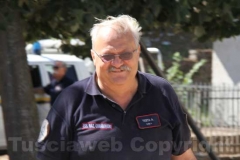 Uno dei volontari