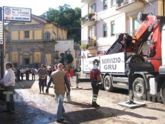I soccorsi in via Viterbo
